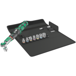 Динамометрический ключ с трещоткой и реверсом в наборе WERA Safe-Torque A 1 Set 1, 1/4", 2-12Nm, 05075830001