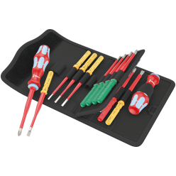 Викрутка зі змінними насадками WERA Kraftform Kompakt VDE Stainless 17 Slim 1 TIE, 05006631001